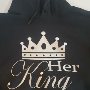 King and queen custom hoodies a d tees